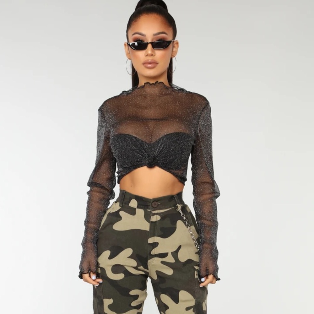 sheer top brand new